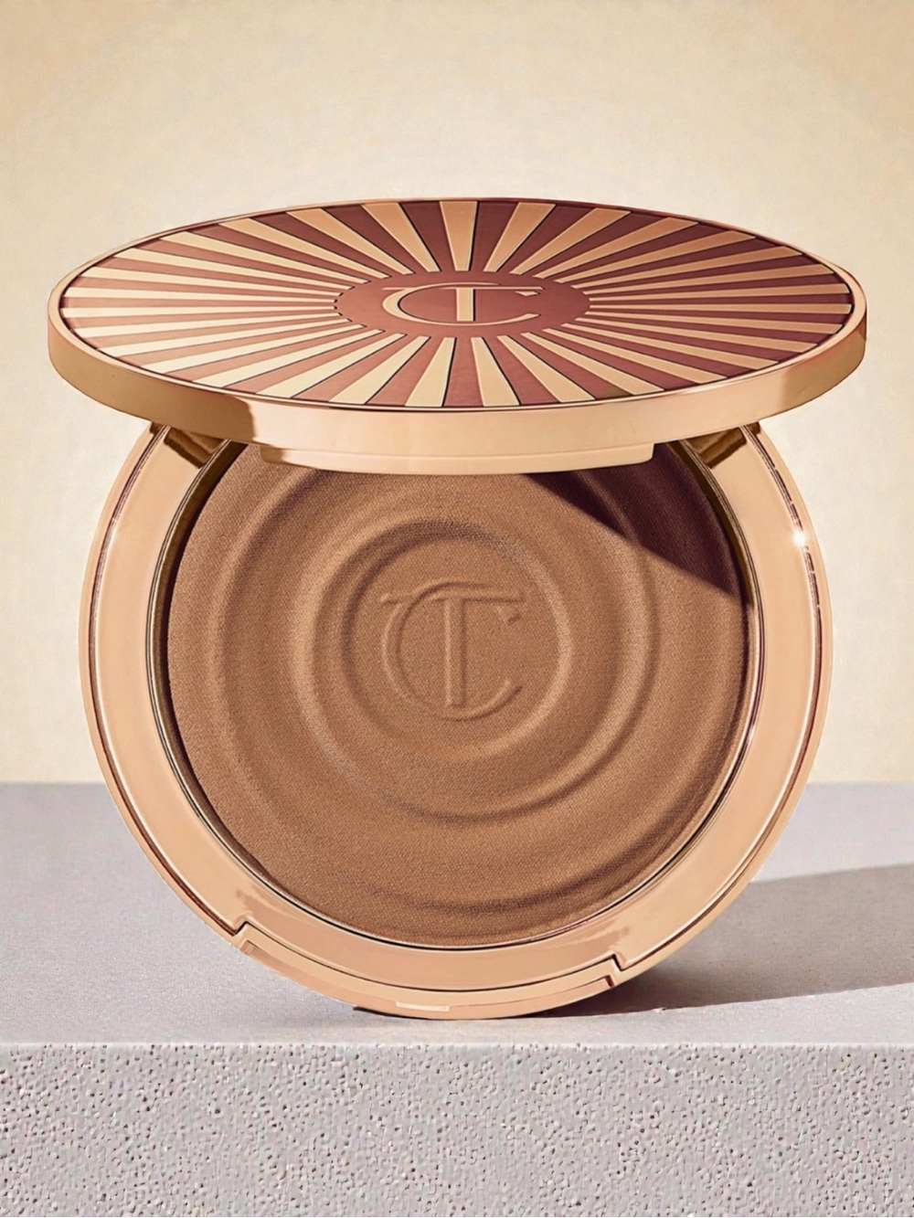 Charlotte Tilbury Sun-Kissed Glow Bronzer Shade 1 Fair Pale Full Size 0.74oz NIB